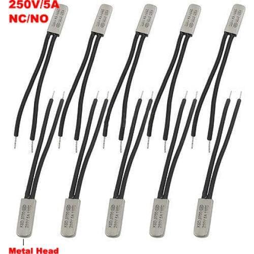 15 20 30 Degree Celsius KSD9700 250V 5A Normal Open Close NO NC Bimetal Thermal Protector Thermostat Temperature Control Switch