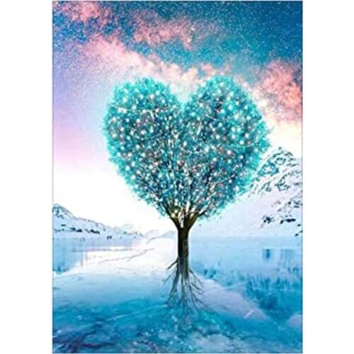 DIY Diamond Painting Love Tree Adult Paint Tree Painting Gem Art Wall Home Decoration XN167