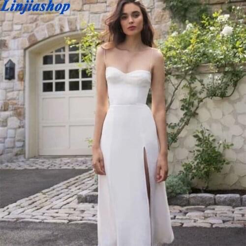 Elegant Split women Dresses Sexy Elastic vestidos Vintage Adjust spaghetti strap women long dress