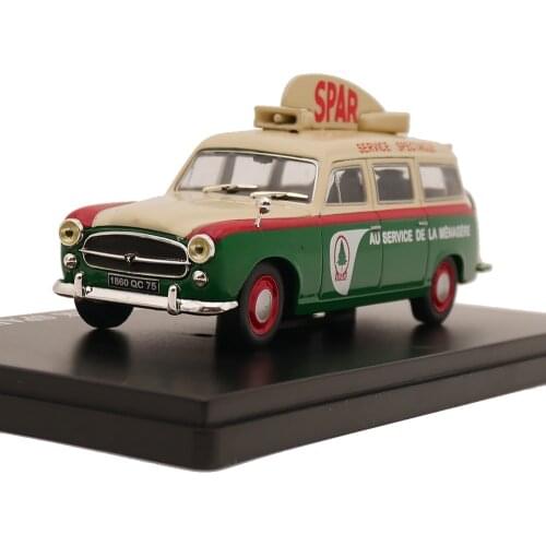 Ixo 1:43 PEUGEOT 403 BREAK SPAR Collection of Die-casting Simulation Alloy Model Car Toys