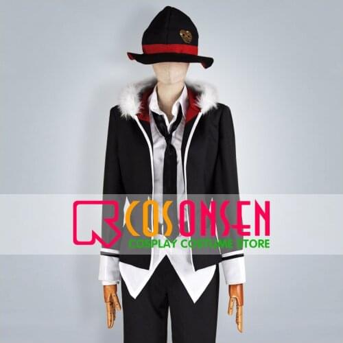 COSPLAYONSEN Diabolik Lovers Sakamaki Laito Cosplay Costume With Hat Any Size