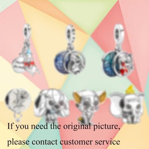 2021 New Fashion And High Quality 1:1 S925 Silver Cute Animal Charm Small Pendant, Suitable For Womens Original Diy Jewelry