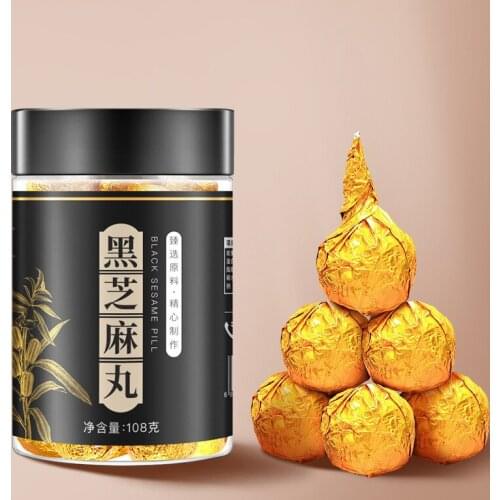 Black sesame pills handmade nine steamed nine sun nine system incisive sesame pills wu hair genuine honey pills hair growth