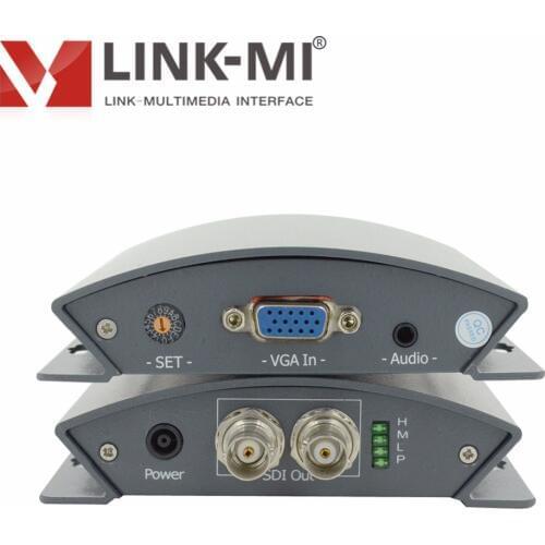 LINK-MI PVS01 Broadcast Professional VGA to HD/3G SDI Video Connectors and Adapter VGA to sdi media converter up to 1080p