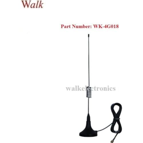 SMA male straight, 5dbi gain, RG174 cable gsm 3g LTE 4g whip antenna, high gain 4g LTE car antenna, magnetic car antenna