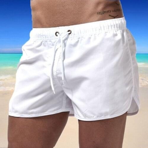 2021 Brand Mens Casual Shorts Swimwear Men Swimming Quick Dry Beach Shorts Swim Sports Surf Board Shorts Comfortable Material