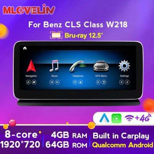 NaviFly wireless Android 10 Carplay Car Multimedi GPS For Mercedes Benz CLS Class W218 2011 2012 2013 2014 2015 2016 2017 2018