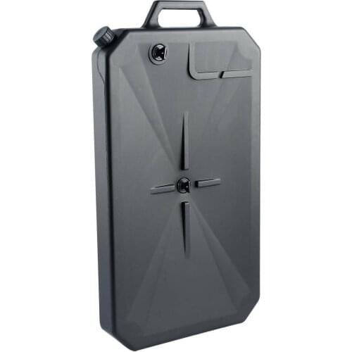 Motorcycle ABS Low Profile Oil Drain Pan w/ Spout For Harley Electra Glide Standard FLHT 1984-2020