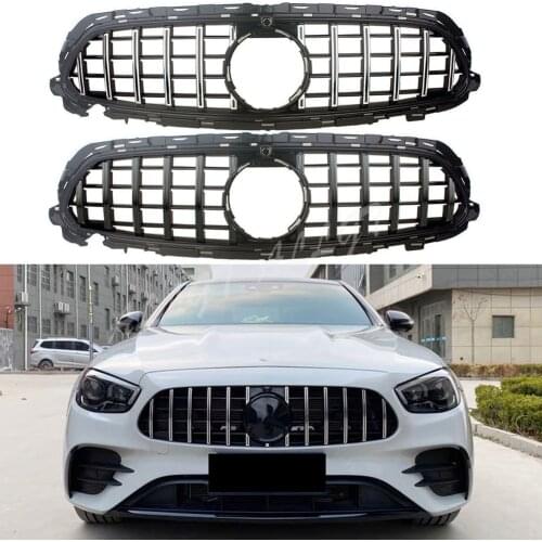 Car Front Racing Billet Bumper Grille Upper Facelift Grill For Mercedes Benz E-Class W213 2020 2021