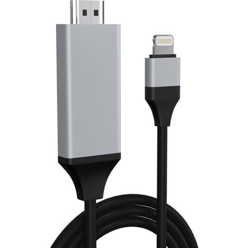 Suitable For Apple Mobile Phone To HDMI Same Screen Cable. Lighting To HDMI High Definition Adapter Does Not Need Electricity
