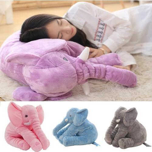 40/60cm Appease Elephant Pillow Plush Stuffed Animals Toys Cute Kids Baby Playmate Accompany Doll Xmas Gift Cushion Toys