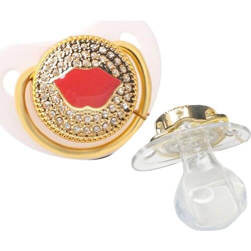 Luxury Pacifiers Adult Sized Pacifier Dummy for Adult Baby ABDL Bling Pacifier