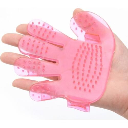 Rubber Pet Combs Pet Glove Comb Dog Pet Hair Grooming Cleaning Glove Hair Remover Massage Comb Portable Dog Cat Pet Tools