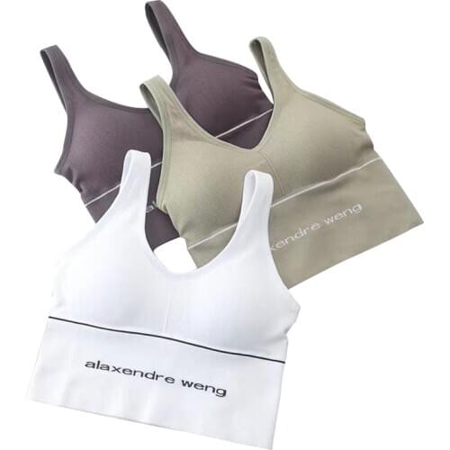 Sexy Lingerie Bras For WomenTank top Seamless Fashion Sports Underwear Womens Tube Top Push Up Bra Female Cotton Long Tops Girl