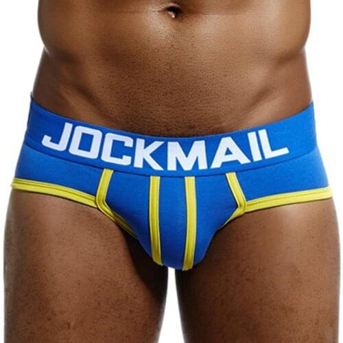 Jockmail Men Underwear Brief Pure Cotton Cuecas Masculinas Pump Unterhosen HerrenXXL Ropa Interior Hombre4pcs Majtki Meskie Hot