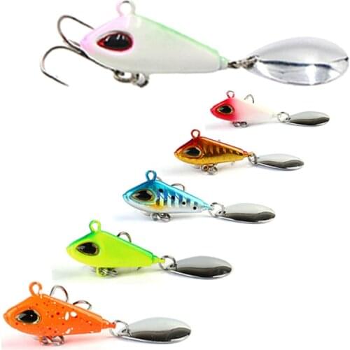 X-Fin 6-22g VIB Crankbaits Fishing Lure Spoon Wobble Fishing Goods Spin Jig Spinner Lures for Fishing Tail Spinner for Pike