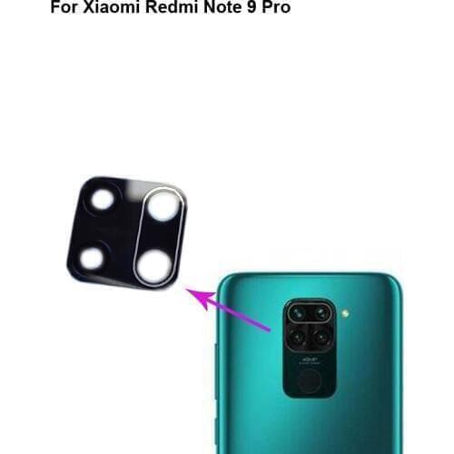 High quality For Xiaomi Redmi Note 9 Pro Back Rear Camera Glass Lens test good For Xiao mi Redmi Note 9Pro Replacement Parts