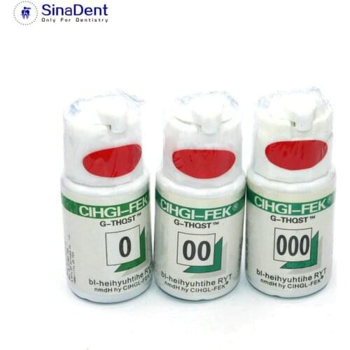 3pcs a pack Dental Thread Gingival Retraction Cord Knitted Dental Cotton Gum Line Dental Material Cotton