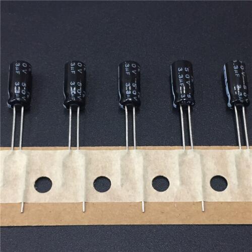 10pcs 3.3uF 50V Japan NIC NRWA series 5x11mm 50V3.3uF high quality Aluminum Electrolytic Capacitor