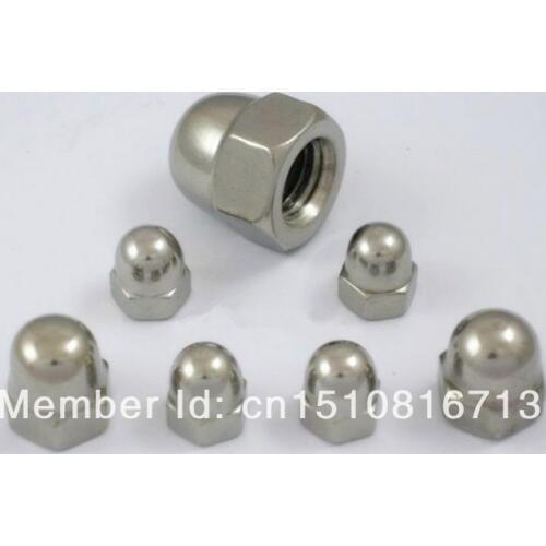 10pcs Metric M5 304 Stainless Steel Hex Head Dome Cap Protection Cover Nuts