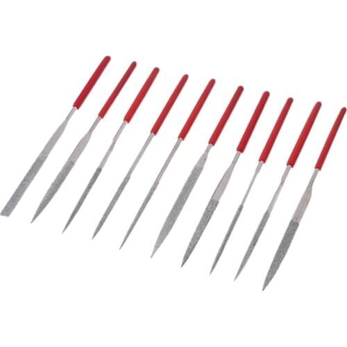 140mm Needle Files Carving Jeweler Diamond Metal Glass Stone Craft Tool 10pcs