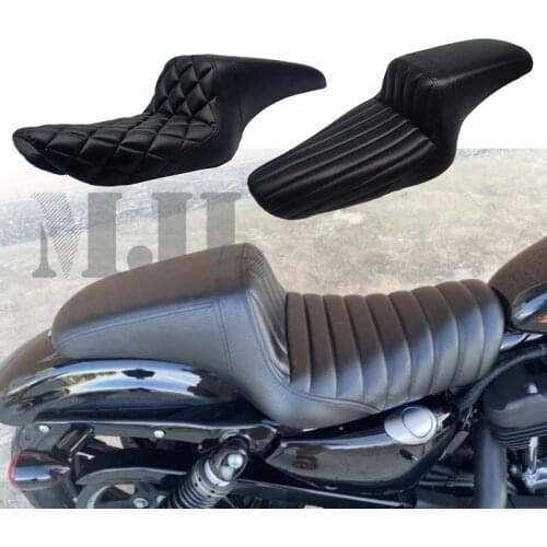 2-Up Seat Basket Weave Driver Passenger Seat Fit Harley Sportster 883N X48 2018-2021