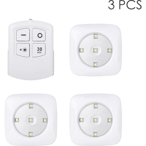 4.5v 1W 5LED Square Puck Light Drop shipping