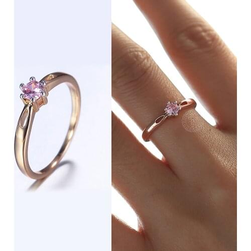 Кольца с фианитами для женщин Davieslee China At AliExpress