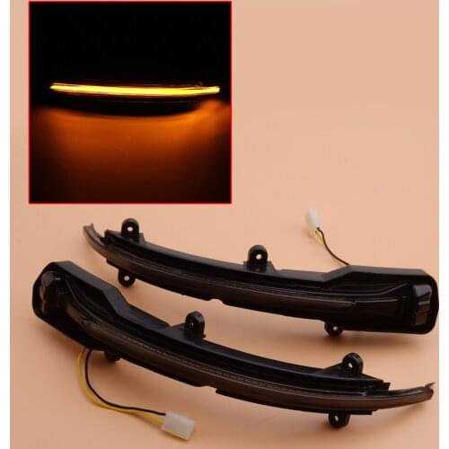 Dynamic Sequential Amber Turn Signal LED Rearview Mirror Blinker Light Indicator fit for Audi SQ5 8R SQ7 4L Facelift 2009-2015