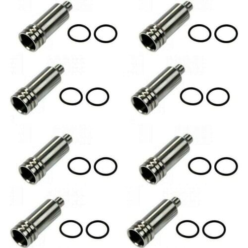 Set 8 X forDorman Injector Cup & O-rings For 01-2004 Gm 6.6l Duramax 97188463Lb7