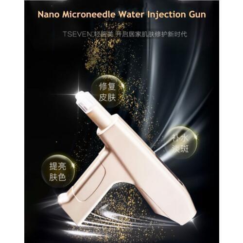 Nano Microneedle Water Injection Gun Mesotherapy Hydrolifting Water Injector Needle Free Microcrystal Injection tools