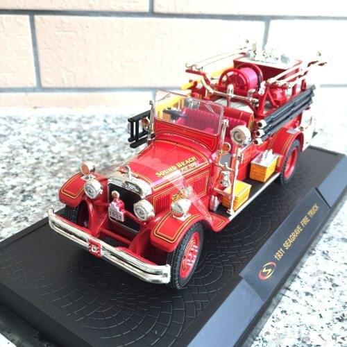 Signature 1:32 1931 SEAGRAVE Fire Truck Limited Collector Edition Metal Diecast Model Toy Gift
