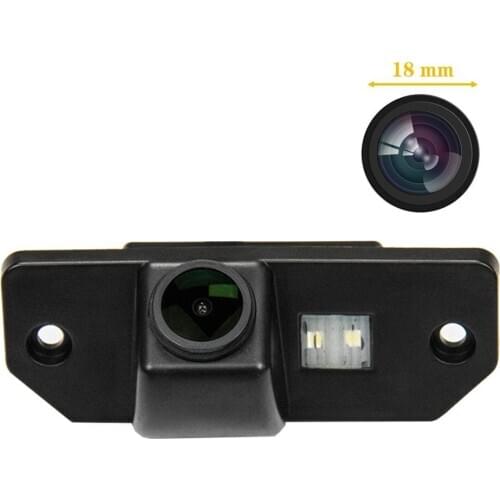 Freezzmi HD Car Rear View Reverse Camera Plate Light for Ford Mondeo /Focus/ C-Max/Focus Sedan(3 Carriage)/Focus (2 Carriage)