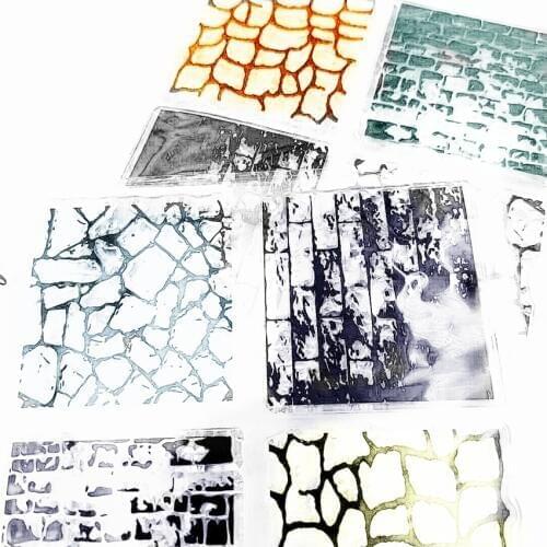 PANFELOU The floor pattern Transparent Clear Silicone Stamp/Seal for DIY scrapbooking/photo album Decorative clear stamp sheets