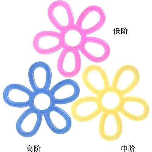 Powerti Silicone finger Ring Strain Relief Bushing Trainer Finger Massage Mouse Hand Soothing Stress Practice Badminton