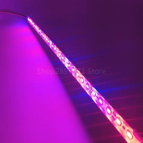 5pcs *0.5m Led Plant grow light for Hydroponic Systems Waterproof IP68 DC12V 5730 Led rigid strip 5Red 1blue