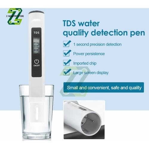 TDS-M3 Digital Water Quality Tester 0-9990 Multifunctional Water Purity Temperature Meter Tester Water Purity Tester TDS