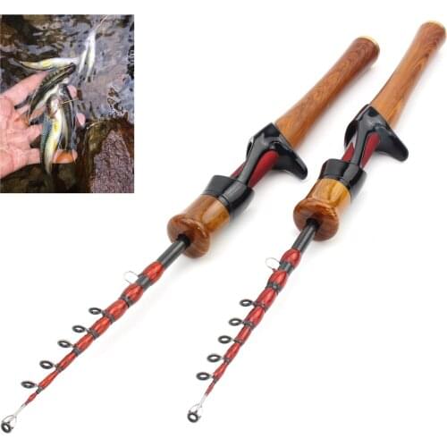 168cm 185cm ul power Carbon Telescopic Casting Fishing Rod Lure Weight 1-5g Children beginners Catch small fish pole Fly rod