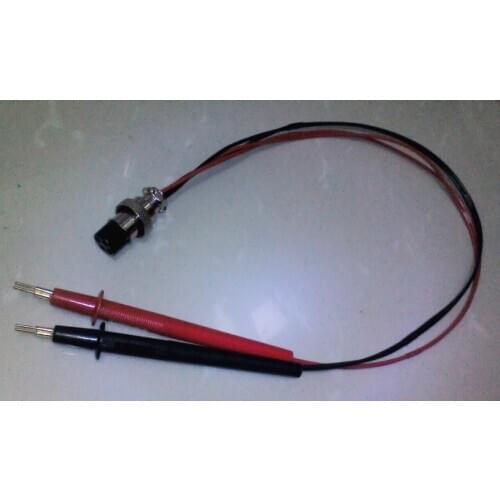 Battery internal resistance tester voltage and current tester accessories: Four-wire test line, spring probes, test leads