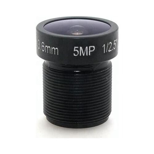 High Quality Board Lens 3.6mm 5MP M12 Mount CCTV Lens