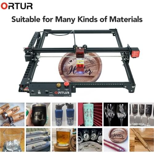 High Quality Rotary Attachment for Laser Engraver Spherical Carving Ball Surface Engraving with Ortur Laser Master 2 PRO