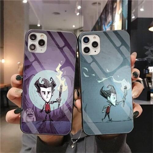 Dont Starve Phone Case Tempered Glass For iPhone 12 Pro Max Mini 11 Pro XR XS MAX 8 X 7 6S 6 Plus SE 2020 Cover