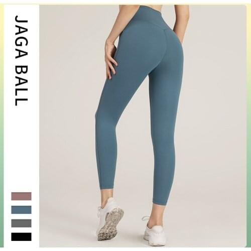 Women Leggings For Summer Fitness Running Training Leggings Solid High-Waisted Hip Lift Yoga Pants Breathable Womens Pants