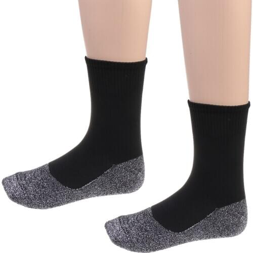 1 Pair Men Women Winter Keep Warm Socks Thermal Practical Casual Stockings Balck Grey