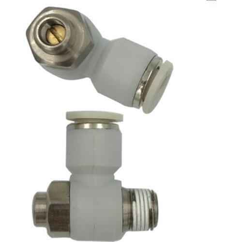 1pcs Pneumatic Air Fitting Air Speed Control Fitting SCA4-M5 4mm-M5