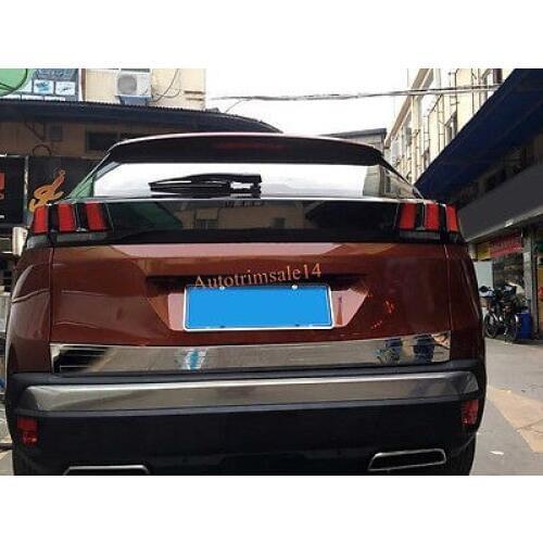 1PCS Steel Exterior Rear Door Lower Mouldings For Peugeot 3008 GT 2017
