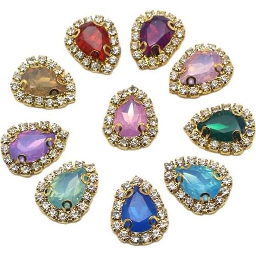 10Pcs/Lot 15*21mmGold Button for Colthing DIY Beautiful Wedding accessories and suitable for all kinds of accessories