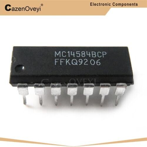 10pcs/lot MC14584BCP MC14584 DIP-14 In Stock