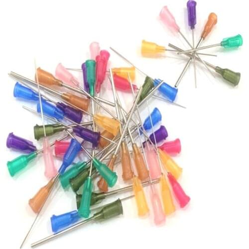 30pcs Blunt Syringe Tip Screw Needle 14 -25GPrecision Liquid Dispenser Gauge Glue Dispensing