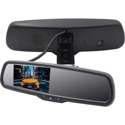 4.3'' Car Universal Replacement Rear View Mirror Display Auto Brightness Dimming Reversing Image Car Monitor